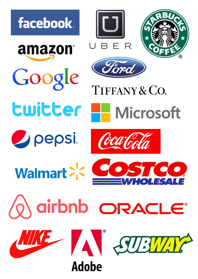 アメリカの企業ロゴ