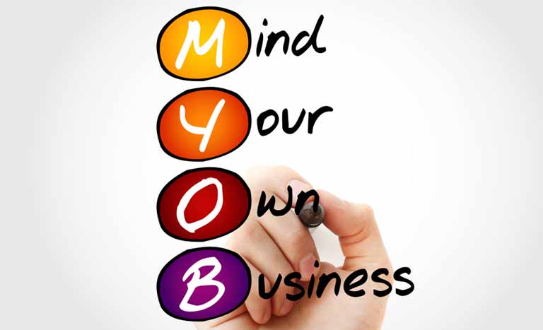 mind your own businessの意味と使い方